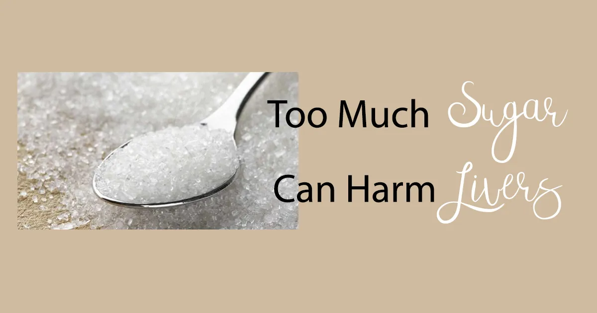 too much sugar can harm liver and cause fatty liver disease